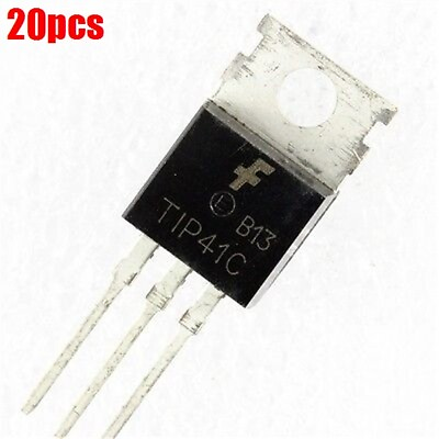 #ad 20Pcs TIP41C TIP41 Power Transistor 6A 100V Npn mo $3.28