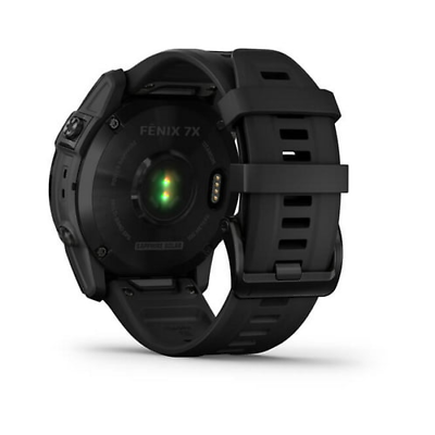 #ad Garmin Fenix 7X Sapphire Solar GPS Smartwatch with Black Band Black $899.99
