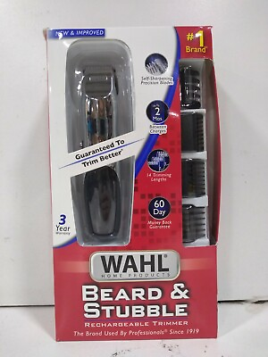 #ad Wahl Beard amp; Stubble Rechargeable Trimmer 9916 4301 $12.50