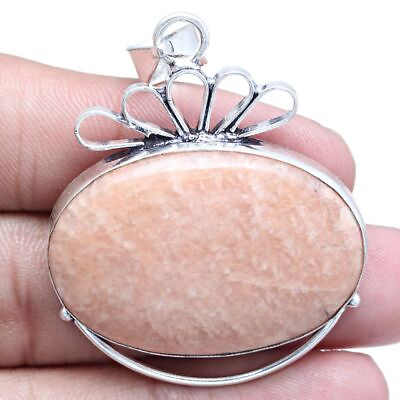 #ad Pendant Amazonite Gemstone Gift For Her 925 Silver Jewelry 2quot; $7.19