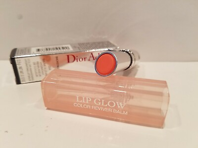 #ad Dior Dior Addict Lip Glow Natural Glow Lip Balm #004 Coral NIB $29.99