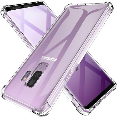 #ad Clear Case For Samsung Galaxy S9 Galaxy S9 Plus Shockproof Clear Hard Cover $7.97