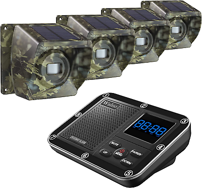 #ad Solar Driveway Alarm Wireless outside 1800Ft Range Outdoor Motion Sensor amp; Dete $295.36