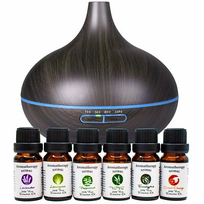#ad Aroma Essential Oil Diffuser Ultrasonic Cool Mist Aroma with Oils Set 400 ML $44.95