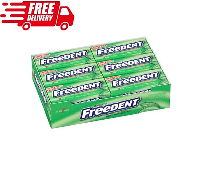 #ad Freedent Nonstick Chewing Gum Cool Peppermint Flavor 15 Count Pack of 12 $58.00