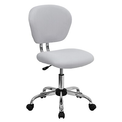 #ad Flash Furniture Mesh Task Chairs With Chrome Base H2376FWHT $133.24