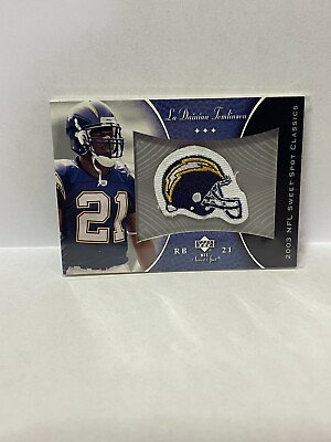#ad 2003 Sweet Spot Classics Embroidered Team Logo Patch LADAINIAN TOMLINSON $4.75