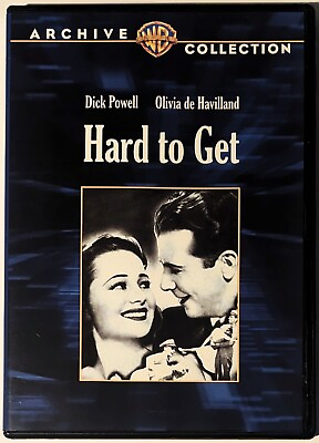 #ad Hard To Get DVD DVD 1938 Warner Archive MOD Region Free AU $19.00