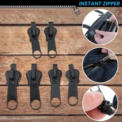 #ad 6PCS Instant Zippers Fix Repair Kit Zip Slider Pulls Pullers Replacement Sewing $3.59