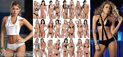 #ad Lot 120 Pcs Wholesale Women Bikini Lingerie Gogo Dance Club Wear Rave S M L XL $589.41
