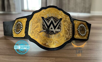#ad NEW World Heavy Weight Championship Replica Title Belt Adult Size 2mm Brass $124.99