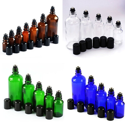 #ad Bulk 5ml 10ml Roll on Perfume Bottles Glass Bottles with Metal Balls roller C $285.28