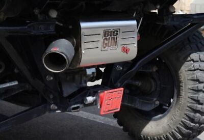 #ad Big Gun Aluminum Slip On Exhaust With Black Tip For Suzuki Quadsport Z400 KFX400 $234.18
