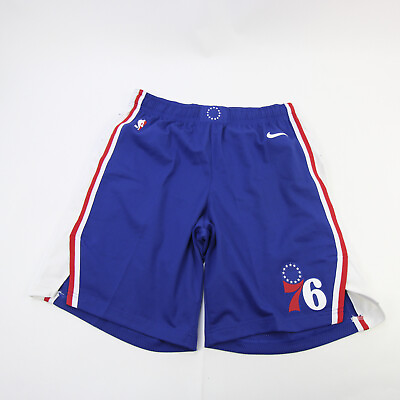 #ad Philadelphia 76ers Nike NBA Authentics VaporKnit Game Shorts Men#x27;s New $35.00