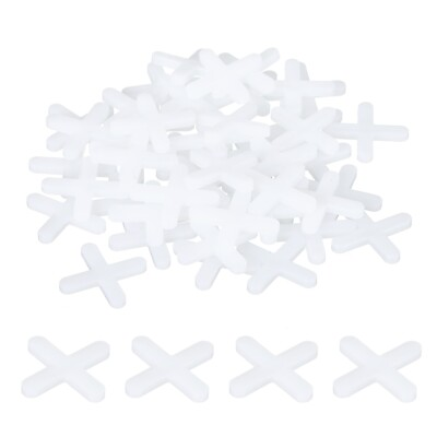 #ad Wall Floor Tile Plastic Cross Spacer Tile Spacers 5mm 3 16quot; White 300pcs $12.69