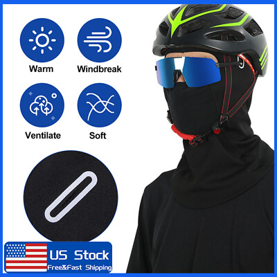 #ad Winter Thermal Mask Ski Full Face Balaclava Face Mask Windproof Neck Warm Mask $7.71