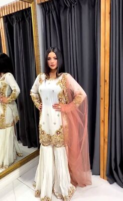#ad PAKISTANI INDIAN SALWAR KAMEEZ WEDDING DESIGNER BOLLYWOOD DRESS PARTY WEAR $50.54