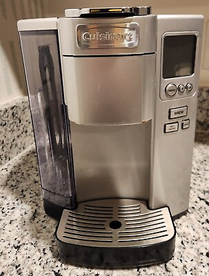 #ad Cuisinart SS 10 Premium Single Serve Coffee Maker Pod K Cup Machine Silver $49.99