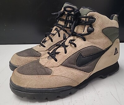 #ad VINTAGE NIKE Men 9.5 ACG CALDERA HIKING BOOTS 940810 1A SHOES BROWN SUEDE $49.99