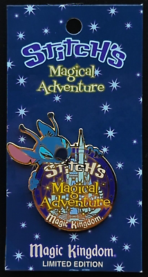 #ad Disney Stitch#x27;s Magical Adventure Logo Pin 2005 PP 35896 LE 3000 $32.33
