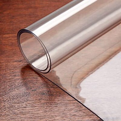 #ad Clear Desk Protector Mat 1.5mm Thick Writing Desk Blotter Pad for 12 x 24 in $10.61