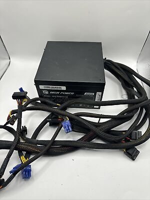 #ad Rocksoul HPG 600BR F12S 600W Desktop Power Supply. tested working $18.00
