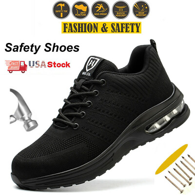 #ad Indestructible Safety Work Shoes Steel Toe Breathable Work Boots Mens#x27; Sneakers $28.99