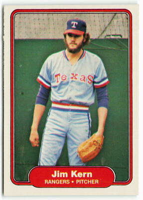 #ad 1982 Jim Kern Fleer Texas Rangers $1.10