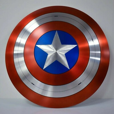 #ad Captain America Shield Metal Prop Replica Screen Accurate 1:1 Scale $198.99