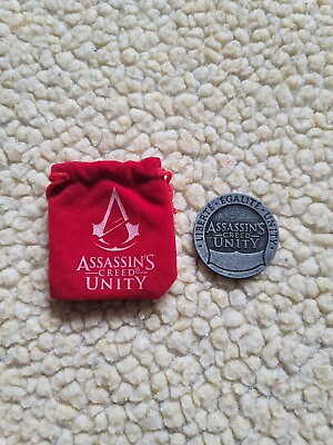#ad NEW Assassin#x27;s Creed Unity Coin Velvet Pouch EXCLUSIVE Loot Crate FREE SHIP $8.00