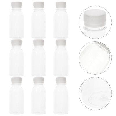 #ad 10Pcs Water Household Empty Bottles Convenient Clear Bottles Outdoor $11.87