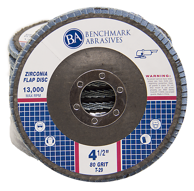#ad 10 Pack 4.5” x 7 8quot; Professional 80 Grit Zirconia Flap Disc Grinding Wheels T29 $19.75