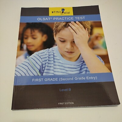 #ad bright NYC kids Practice Test For The OLSAT First Grade Level B first edition $4.00