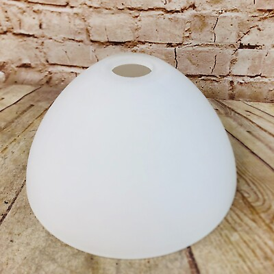 #ad White lamp shade frosted 10quot;W heavy $19.99