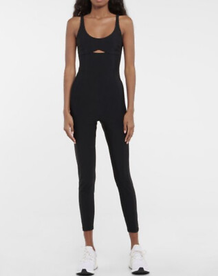 #ad The Upside Jumpsuit Womens Size 8 Medium M Black Workout Athletic Atlantis $89.00