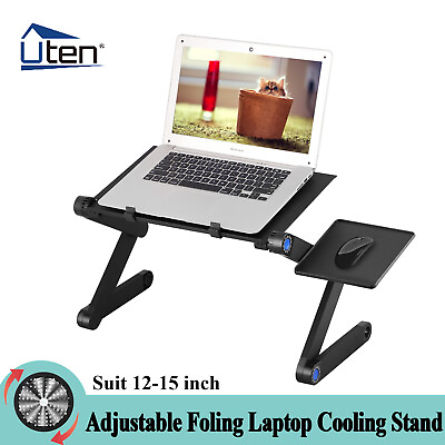 #ad Folding Cooling Adjustable Laptop Stand Table Sofa Bed Table Tray Laptop Desk US $32.29