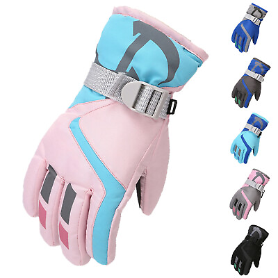 #ad Children Kids Winter Snow Warm Gloves Boy Girls Ski Snowboard Windproof Gloves $13.70