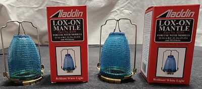 #ad TWO BRAND NEW IN BOX ALADDIN LAMP LOX ON MANTLES PART NUMBER R 150 FREE SHIPPING $49.99