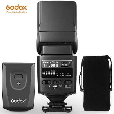 #ad Godox TT560II Thinklite Camera Flash 433MHz Wireless Receiver 1 20000S Universal $65.99