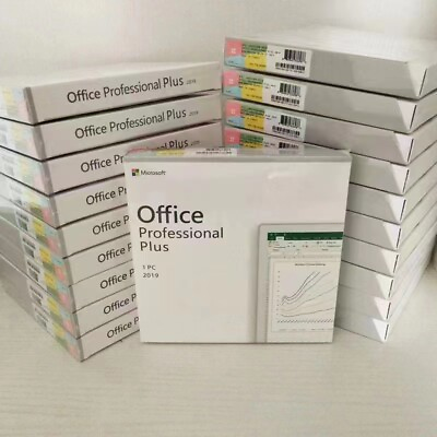 #ad New Sealed office 2019 Professional Plus Full Retail Package 1PC Lifetime $68.00