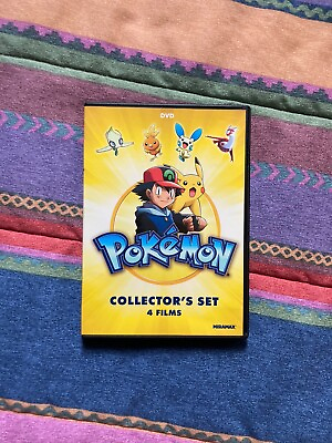 #ad Pokemon Collector#x27;s Set 4 Films DVD 4ever Heroes Jirachi Destiny Deoxys CULT $8.00
