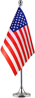 #ad American FlagUsa US Table FlagDesk FlagOffice FlagInternational World Countr $18.78