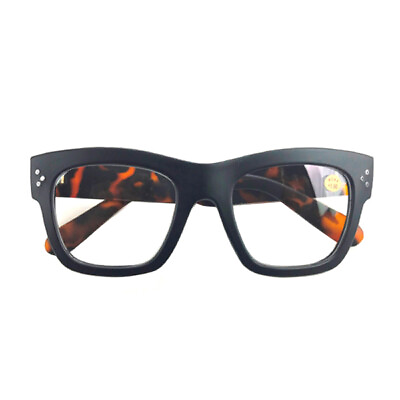 #ad Eyeglasses Reading Black Man Woman Frames Square Icon Eyewear Rumble $22.16