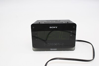 #ad Genuine SONY Dream Machine Model: ICF C414 AM FM Radio Digital Alarm Clock Black $17.75