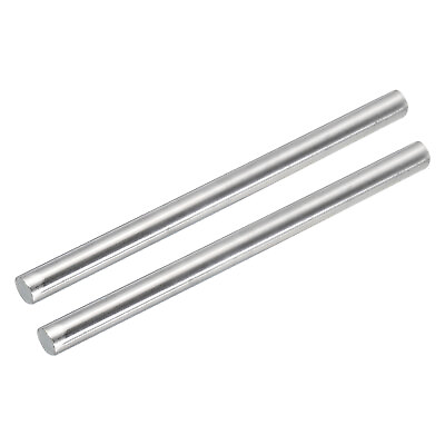 #ad 2pcs Stainless Steel Round Rods Solid Shaft Rods 16mm x 250mm for DIY Craft $23.95