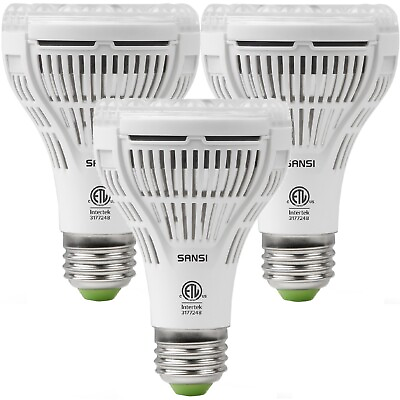 #ad 3 Pack 15W LED Grow Light Bulb Full Spectrum Grow Lamp 200W Equiv Indoor Plant $20.69