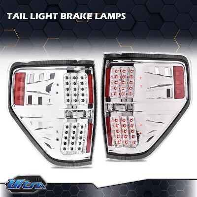 #ad FIT FOR 2009 14 FORD F150 TAIL LIGHT REAR BRAKE PARKING LAMPS FULL LED $64.49