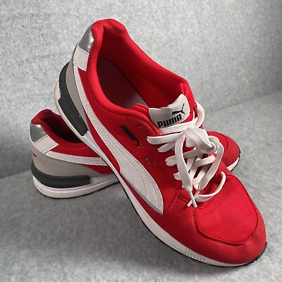 #ad Men#x27;s PUMA Graviton Pro Tech Sneakers Red Size 12 Casual Style Shoes $18.98
