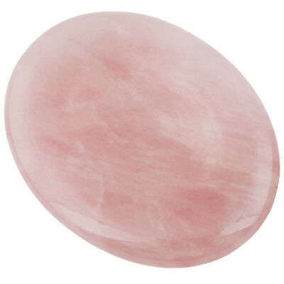 #ad Natural Rose Quartz Palm Stone Rock Pink Crystal Healing Reiki Polished Worry $6.50