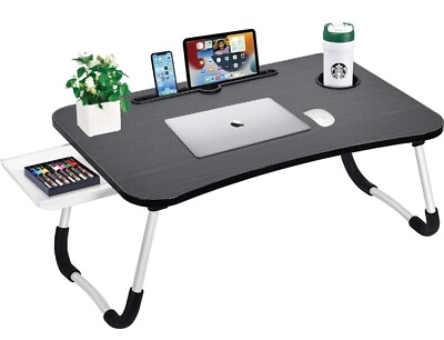 #ad Multi Functional Laptop Desk W cupholder $25.00